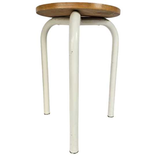 IKEA - Karin Mobring - Model 'jerry' - Stool - Hout - Metaal - 80's 1