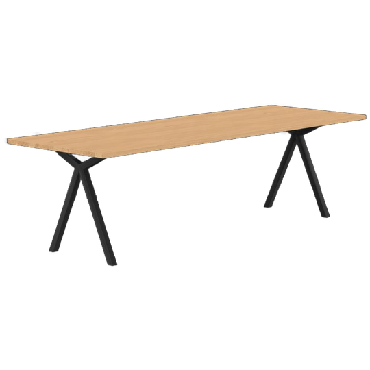Studio Henk Eettafel Slim X Type Hardwax Olie Naturel, Rechthoekig 1