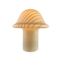 Enormous White Glass Peill And Putzler Mushroom Table Lamp Xxl 1970