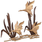 Ng19 – Bijan Bahar – Brass Sculpture – Birds thumbnail 1
