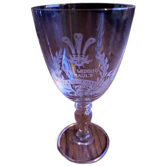 Royal Borrel Glaasje Diana & Charles 1