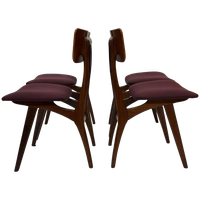 Vintage Eetkamerstoelen Teak Design Jaren 60