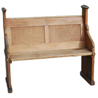 Antieke Kerkbank Hout