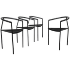 4x Rare Postmodern Dining Chair By Maurizio Peregalli For Zeus, 1980s thumbnail 1