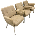 Vintage Mid-century Fauteuils (4 Stuks) – Deauville – Artifort – Gispen Stijl thumbnail 1
