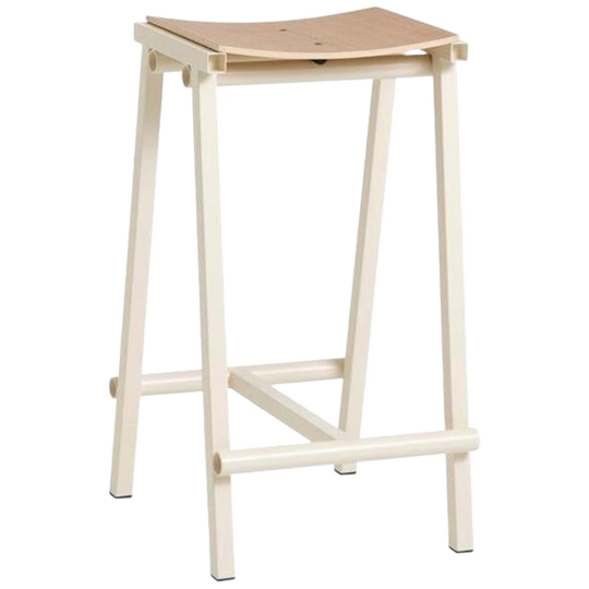 HAY | Taburete 8 Barkruk Low H 65 Cm - Eggshell 1