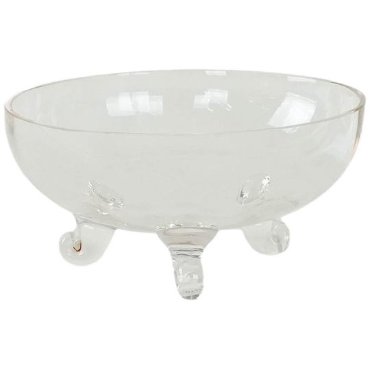 Glass Bowl, Danish Design, 1970s, Manufactured In Denmark 1