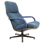 Artifort Swivel Chair Blue | Blauwe Draaifauteuil F154 thumbnail 1