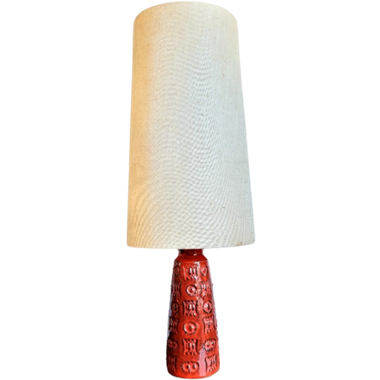 German Ceramic Spara Fat Lava Table Lamp By Halidan Kutlv, 1960s 1