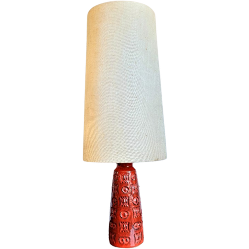 German Ceramic Spara Fat Lava Table Lamp By Halidan Kutlv, 1960S