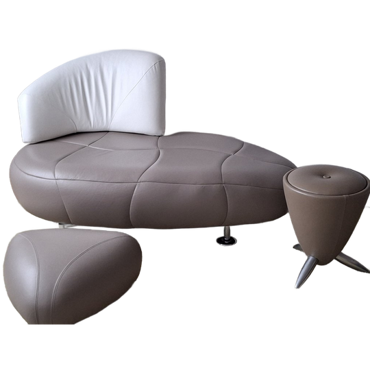 Bank Leolux Kiko Chaise Longue Met Accessoires 1