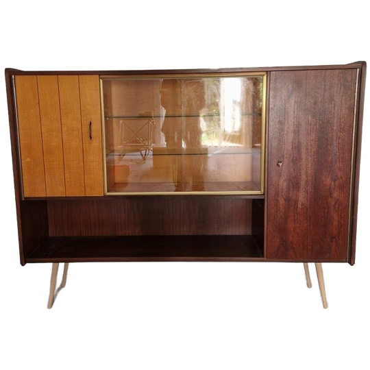 Vintage Mid Century Jaren 50 Highboard Design 1