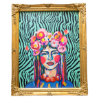 Restyled Lijst Met Vrolijke Vrouw thumbnail 1