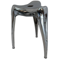 Yasu Sasamoto- Dulton - Industrial Vintage Stool, Model Wisdom Tooth - Full Chrome
