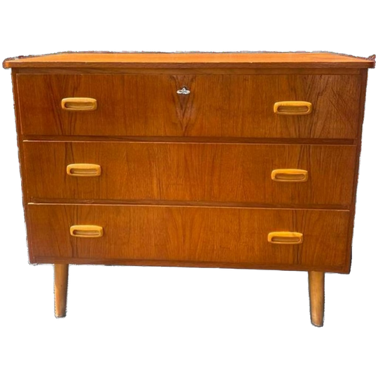 Vintage 3-ladenkastje 1