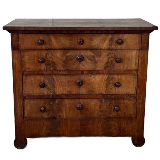 Brocante Ladekast In Notenfineer, Reliving 1