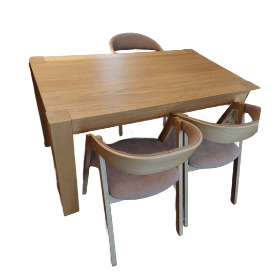 Rechthoekige Houten Eettafel 1