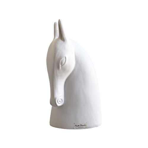 Vintage Anette Edmark Voor Ikea Keramiek Paarden Beeld / Sculptuur