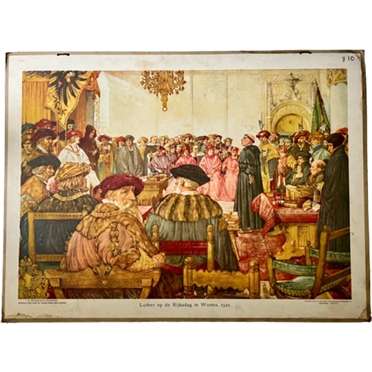 Schoolplaat Voor De Vaderlandse Geschiedenis 1