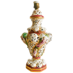 Vintage Barok Capodimonte Lamp Porselein Rococo 1960’s thumbnail 1