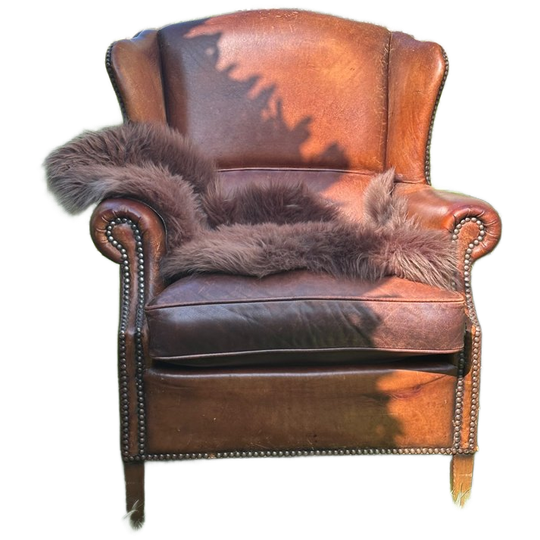 Oorfauteuil Van Schapenleer 1