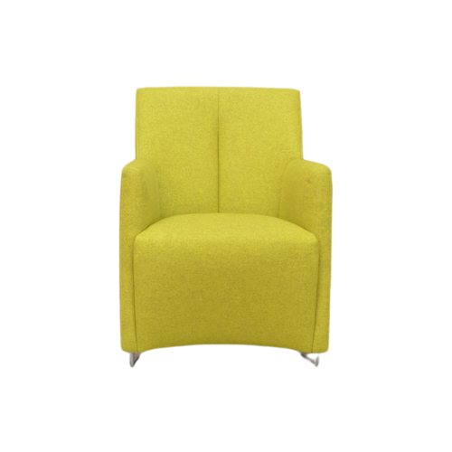 Zganieuw Limegroene Stoffen Leolux Galathea Design Fauteuil