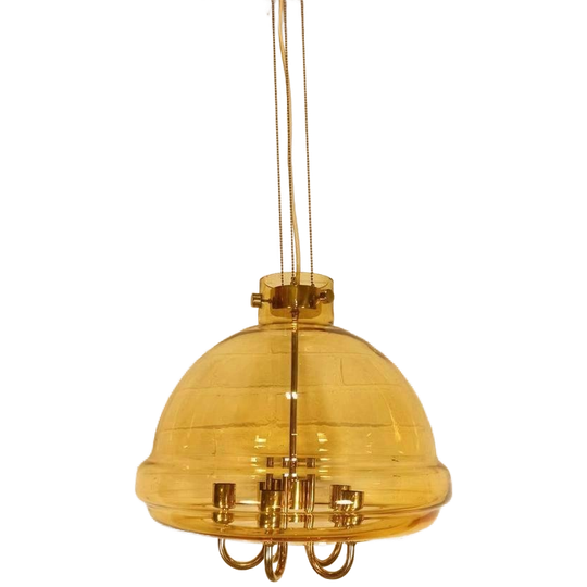 Vintage Glashütte Limburg Hanglamp 1