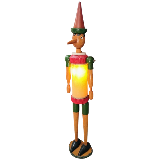 Vintage Pinokkio Lamp Italië 1960S 1