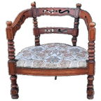 Vintage Progetti Fauteuil Italiaans Design Stoel Jr 70 thumbnail 1