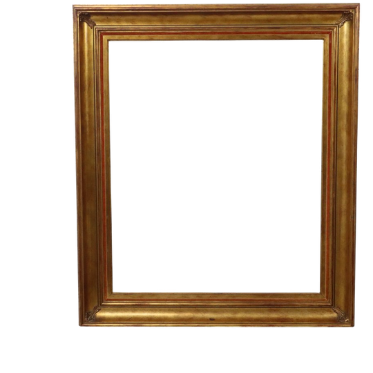 Grote Klassieke Goudkleurige Houten Lijst Schilderij 75x65cm 1