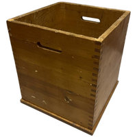 Grenen Houten Kruk Of Bak Jaren 60 70