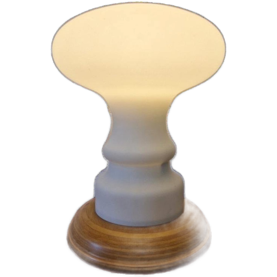 Opaalglazen Mushroom Lamp, 1970s 1