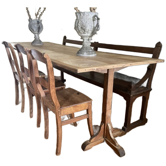 Schragentafel Table De Vendange Eettafel Frans 1