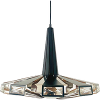 Vintage Deens Design Hanglamp Werner Schou Coronell Elektro 1970s