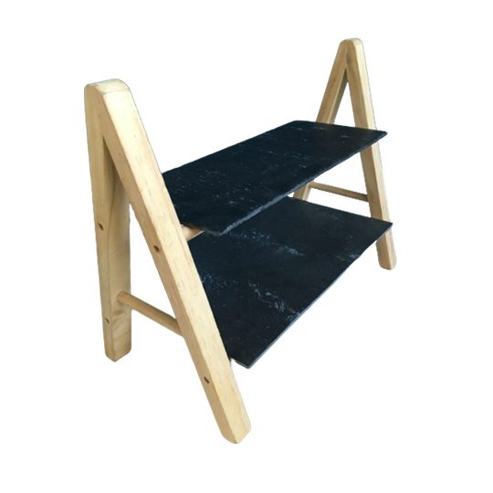 Etagère Leisteen & Hout 1