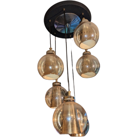 Vintage Kluster Lamp Van Nico Kooy Voor Raak Jaren 60S/70S 1