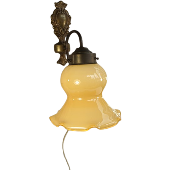 Vintage Wandlamp Glas 1