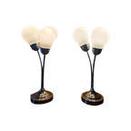 2 Triple Bulb Tafel Lampen Design. thumbnail 1