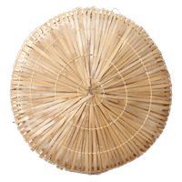 Bamboe Wandlamp Rond Naturel L