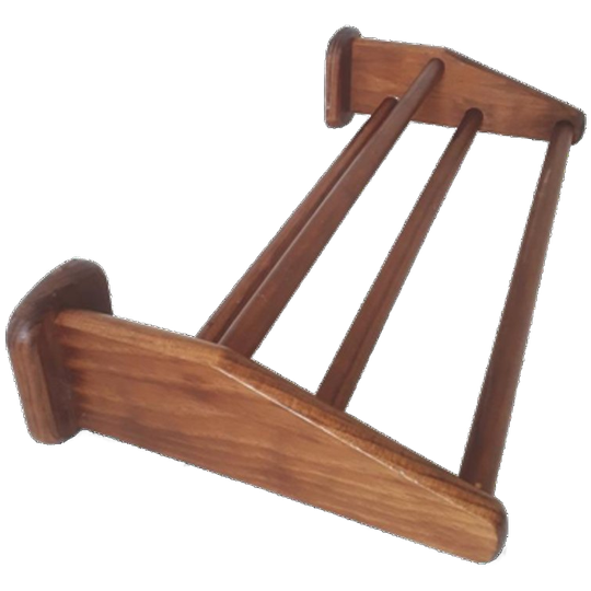 Vintage Pannerek Houten Keukenrek Piet Zwart Stijl 1