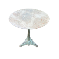 Schitterende Bistrotafel Tuintafel Met Marmer Art Deco 1930 Frans