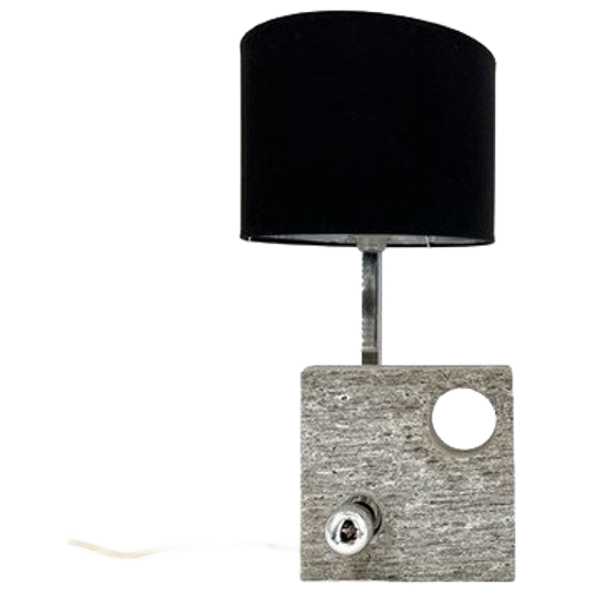 Post Modern Stone Table Lamp, 1970s 1