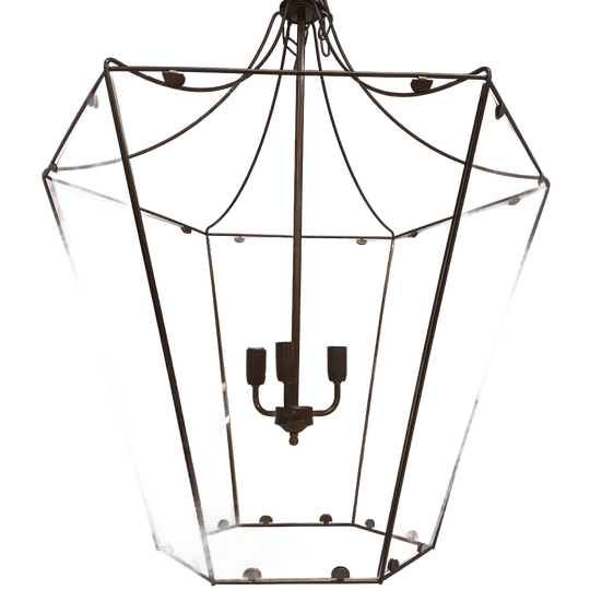 Xxl Lamp Lantaarn 6 Vlakken Glas 1