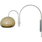 Vintage Artifort Double Arc Mushroom Space Age Wall Lamp thumbnail 1