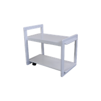 Vintage Sidetable On Wheels