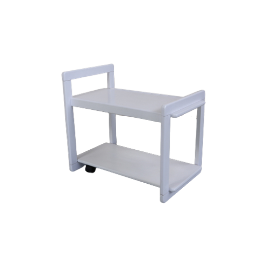 Vintage Sidetable On Wheels 1