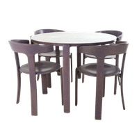 Bruno Rey Voor Kusch & Co Eetkamerset Tafel + Stoelen Vintage