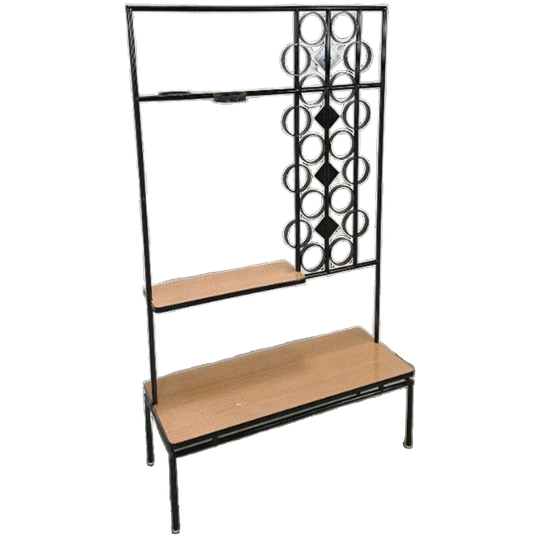 Ddr Plantentafel Met Formica En Staal, Plantenrek 1