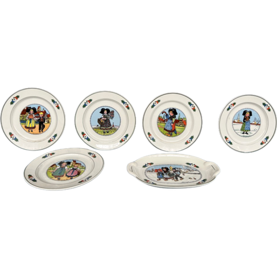 Villeroy & Boch Model Hansi D'alsace. Set Verzamelborden – 6 Stuks. 1