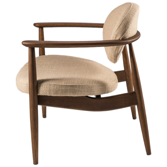 Polspotten | Roundy Stoel Gestoffeerd Glad 1